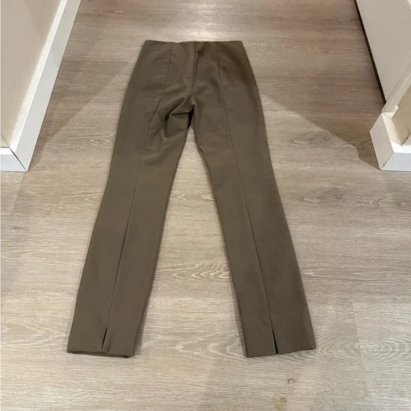 Vince Bobbi Ponte Leggings S Taupe Brown High Rise Ankle Pants - Picture 3 of 8